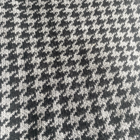 Ribbed Knitted Calvin Klein Womens Dress, Black & Grey Pattern - Picture 4 of 4